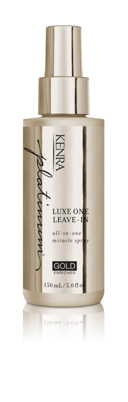 Kenra Platinum Luxe One Leave-In Conditioner | Thermal Protection Spray | For Dry Hair | Heat protectant up to 250°C/450°F | Adds Shine & Moisture, 150mL