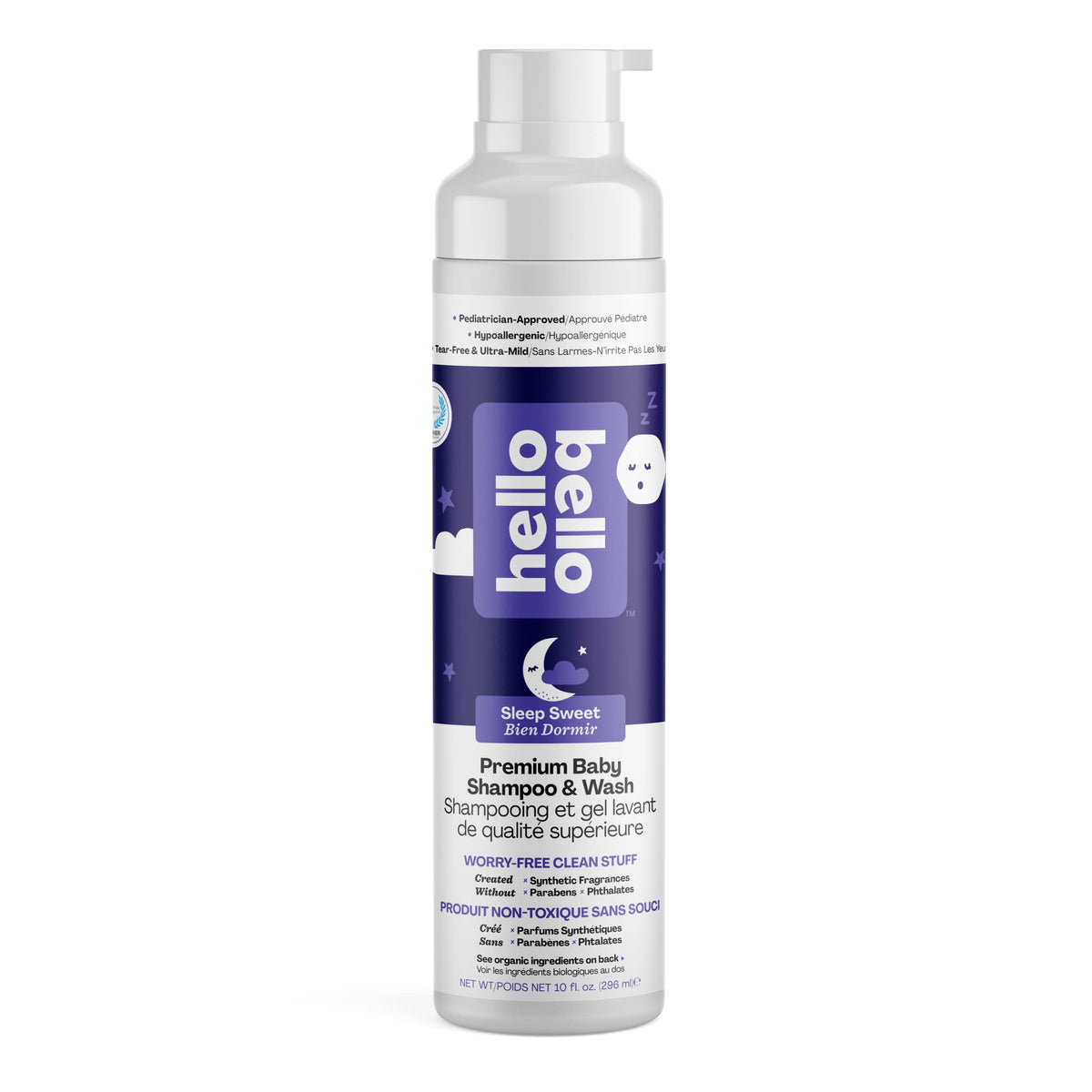 Hello Bello sleep Sweet Nighttime Shampoo & Body Wash, 10 Fluid_Ounces