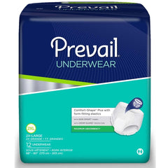 Prevail Maximum Absorbency Underwear, 2X-Large, 12 Count