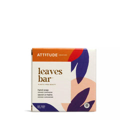 ATTITUDE Soap Bar, Made in Canada, Natural Origin, Nourishing Cleanser for Hands and Body, Repairs and Soothes Dry skin, Avocado Oil & Shea Butter, Made in Canada, EWG Verified, & Vegan, Orange Cardamom, 113 g