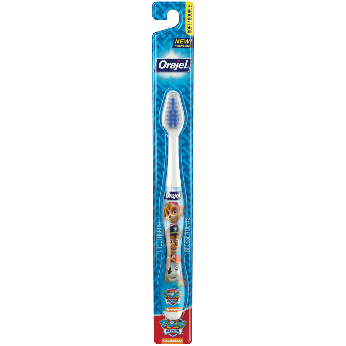 Orajel Paw Patrol Kids Manual Toothbrush, Soft Bristles, 1 Count