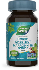 Nature's Way Horse Chestnut Supplement – Helps Treat Varicose Veins and Associated Symptoms – Digestive System Inflammation Relief – 100mg Calendula, 250mg Horse Chestnut – 90 Vegetarian Capsules