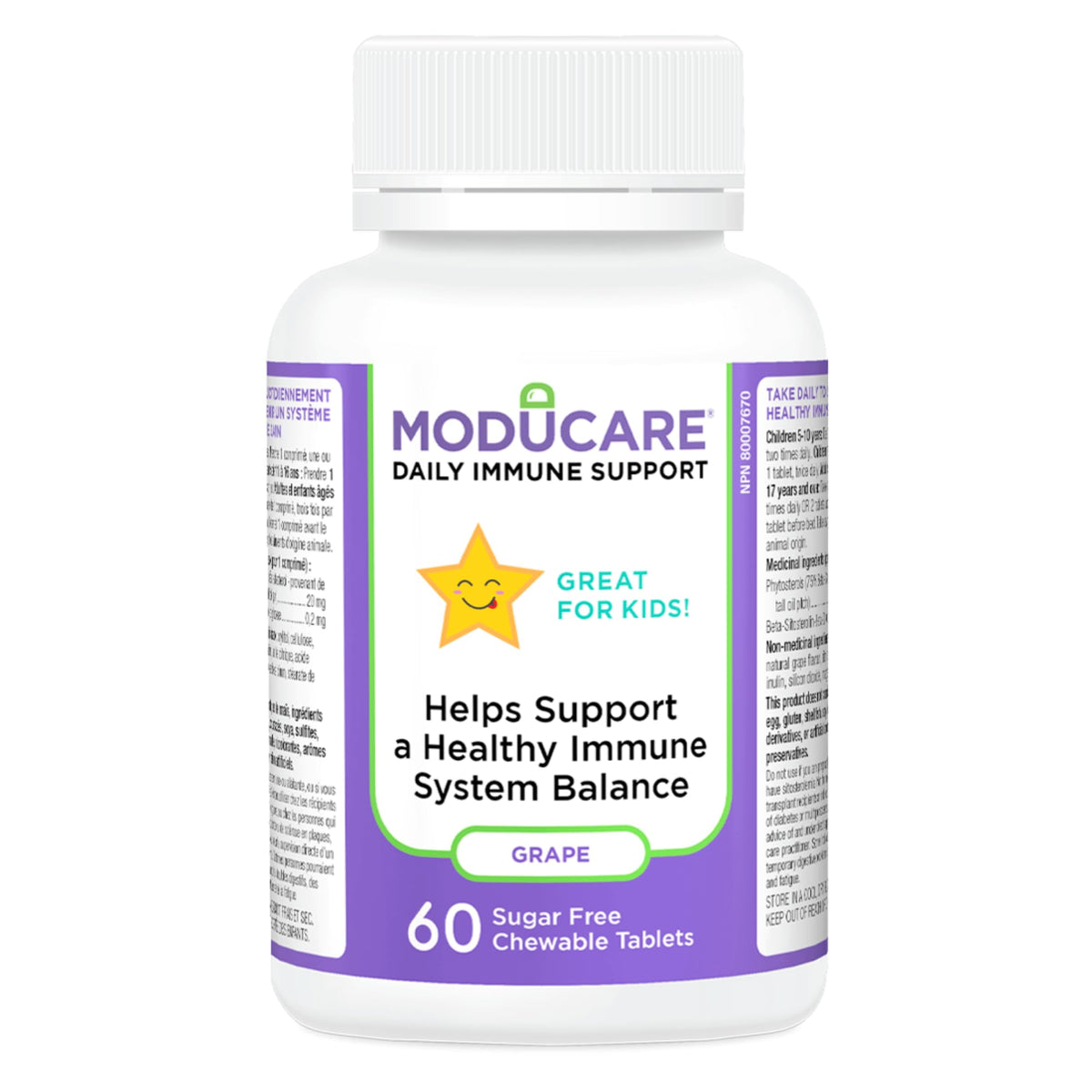 Moducare Kid's Grape Chews, 60 Chews