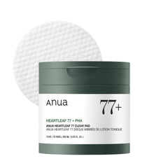 ANUA Heartleaf 77 Toner Pad 70 Sheets, PHA Dead Skin Care Low pH Daily Toner Pad exfoliating
