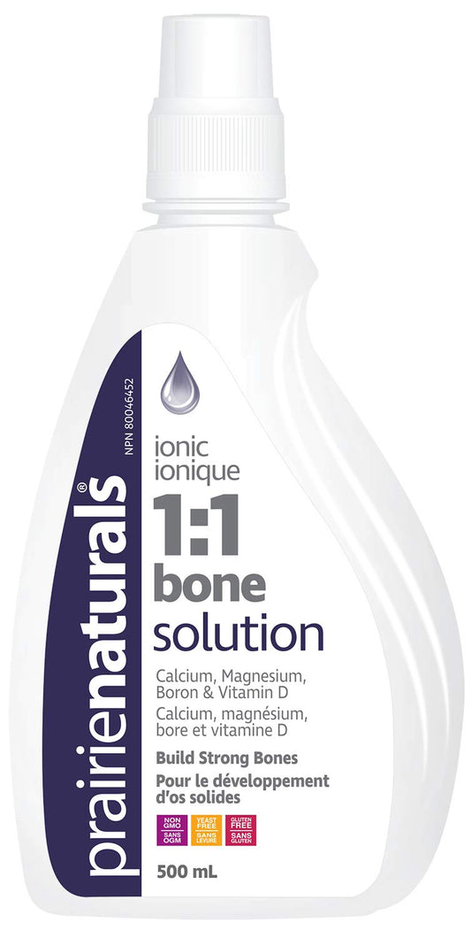 Prairie Naturals Liquid ionic Bone Solution 1:1-500 mL