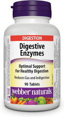 Webber Naturals Digestive Enzymes, 90 Tablets, Digestive Support, Vegan