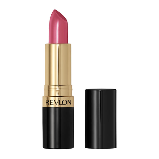 Revlon Lipstick, Super Lustrous Lipstick, Creamy Formula For Soft, Fuller-Looking Lips, Moisturized Feel, 805 Candied Rose, 0.15 oz/ 4.2g