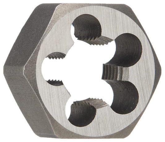Drill America DWT Series Qualtech Carbon Steel Hex Threading Die, M9 x 0.75 Size (Pack of 1)