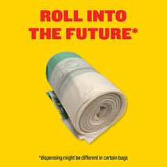 Glad 100% Compostable Drawstring Bags - Small 10 Litres - Drawstring, 30 Compost Trash Bags - Unscented