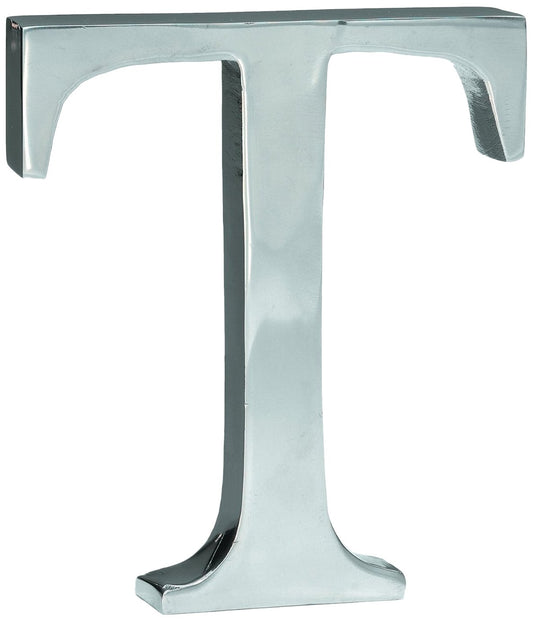 KINDWER Aluminum Letter, 6-Inch, Monogrammed Letter T