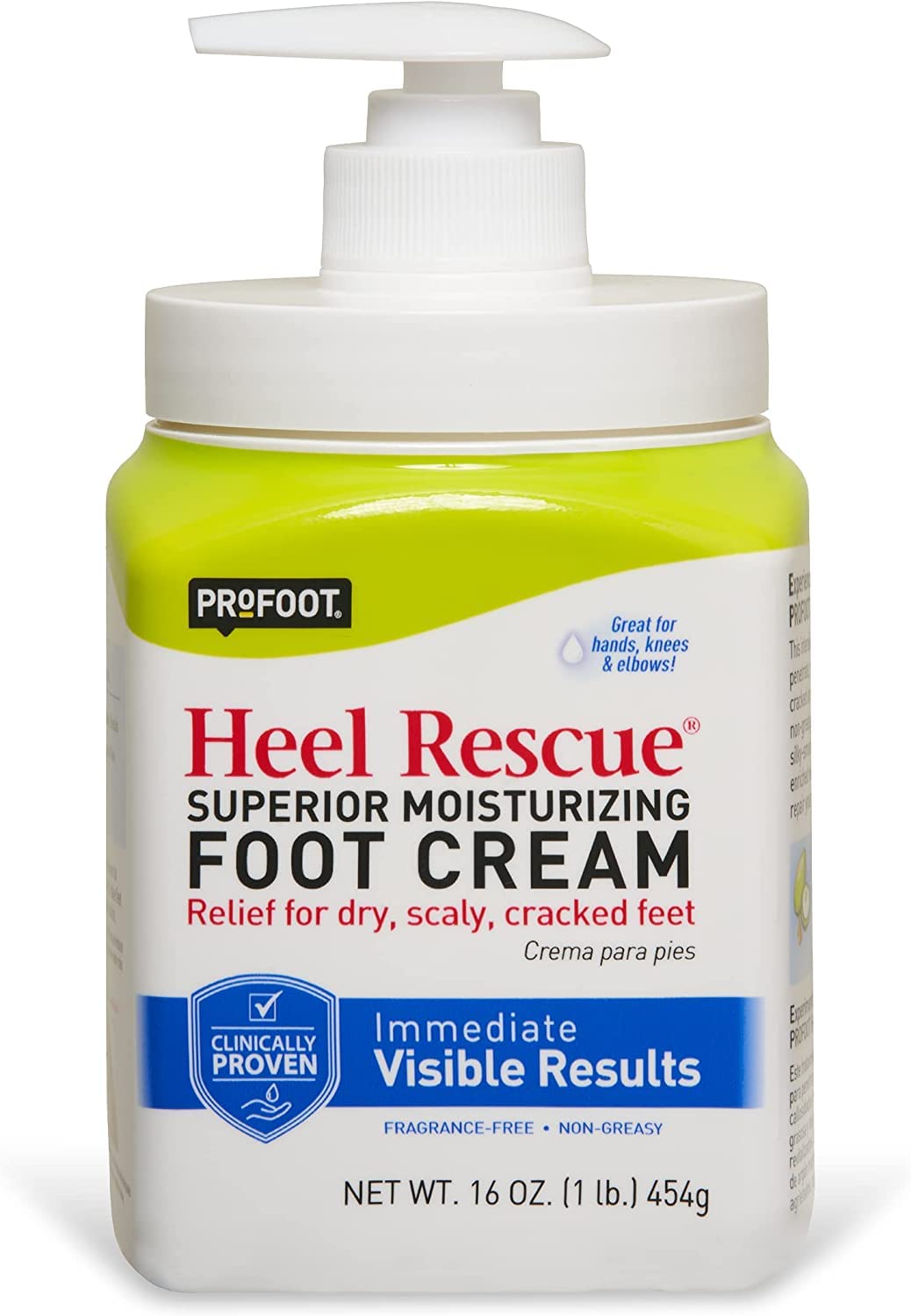 Heal & Rescue Superior Moisturizing Foot Cream, Dryness Remedies, Relief for Dry, Scaly, Cracked Feet, 454 g