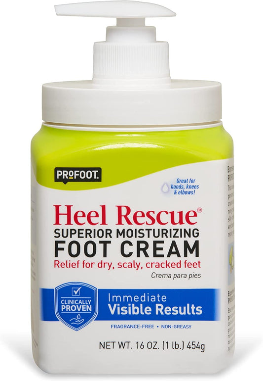 Heal & Rescue Superior Moisturizing Foot Cream, Dryness Remedies, Relief for Dry, Scaly, Cracked Feet, 454 g