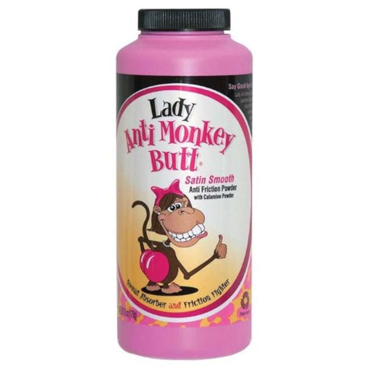 Lady Anti Monkey Butt Women’s Body Powder with Calamine - Talc-Free Sweat & Chafing Relief - Anti-Friction Formula for Inner Thighs, Bra Line, & More - 6 oz