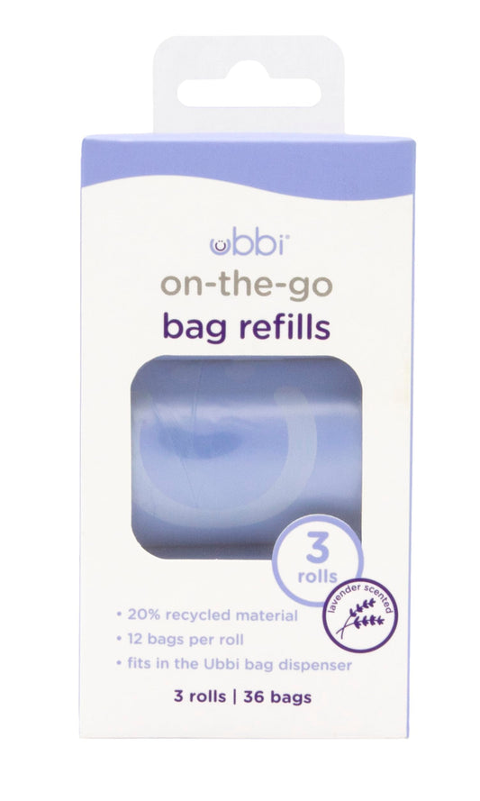Ubbi On The Go Refill Bags, Lavender Scented, 3 Value Pack