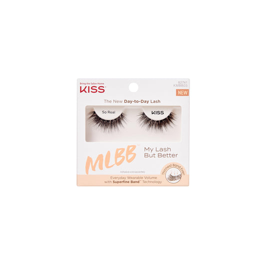 Kiss Lashes My Lash But Better - So Real Black 1 Pair (Pack of 1)