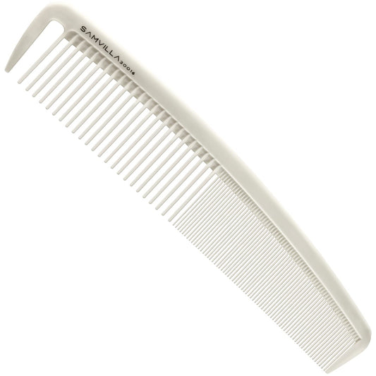 Sam Villa Signature Series Wide Cutting Comb, Ivory