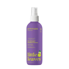 ATTITUDE Rinse-free Hair Detangler Spray for Kids, Made in Canada, EWG Verified, Leave In Product, Vegan, Vanilla and Pear, 240 mL