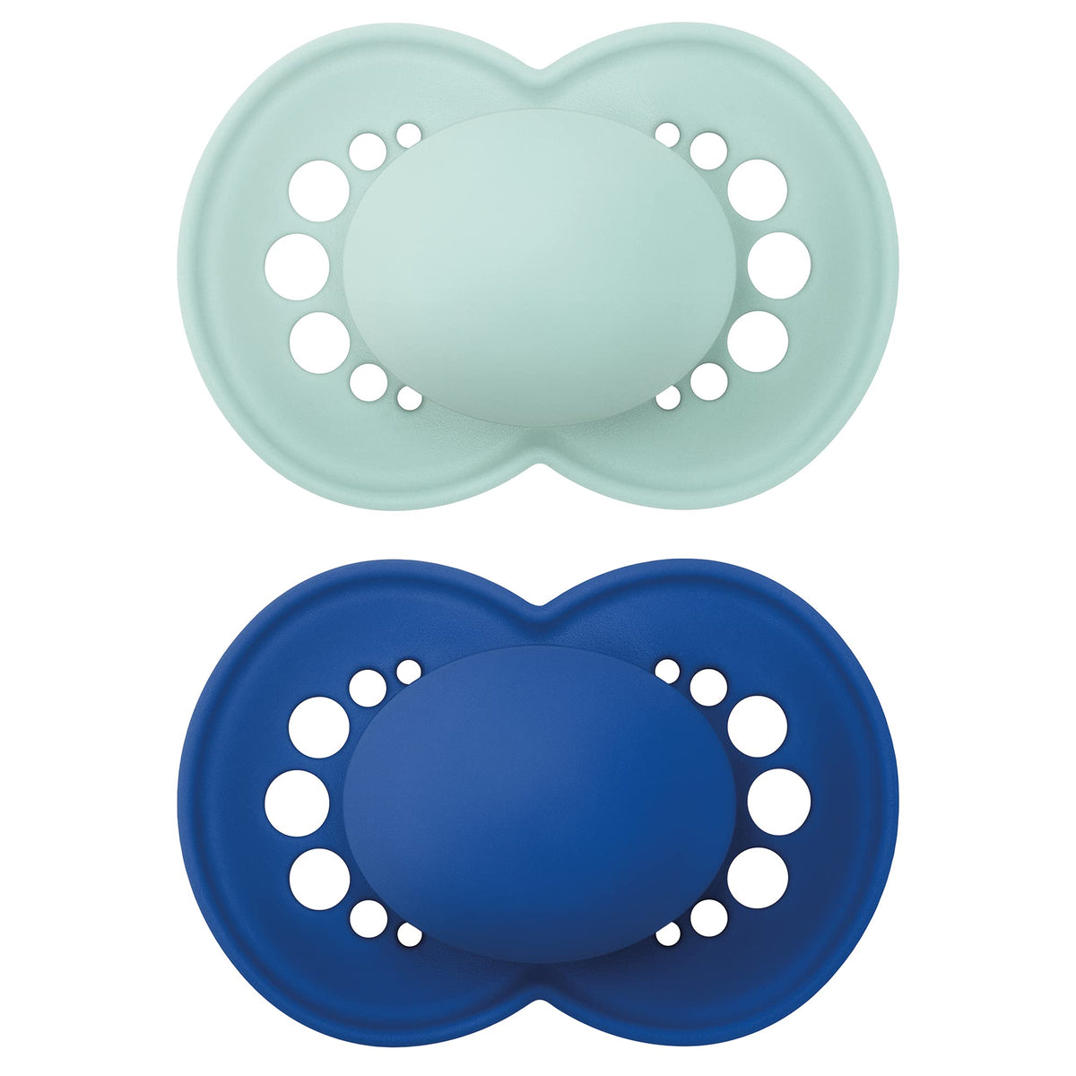 MAM Original Matte Pacifier (2 pack, 1 Sterilizing Pacifier Case), Pacifiers 16 Plus Months, Baby Boy Pacifier, Best Pacifiers for Breastfed Babies, Sterilizing Storage Case