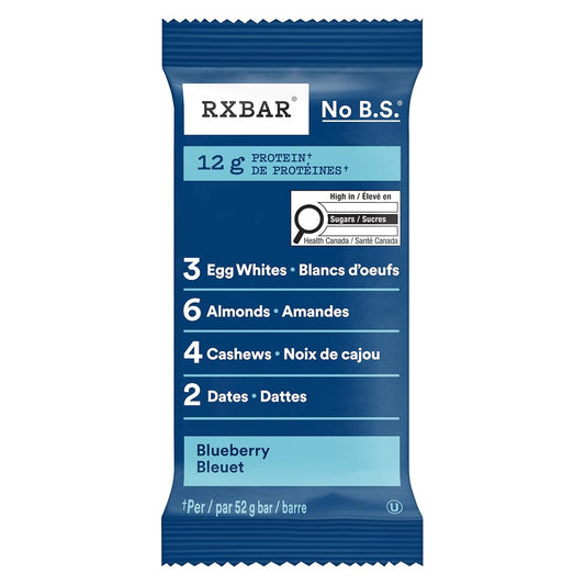 RXBAR Protein Bar Blueberry 12x52g (Pack of 12)