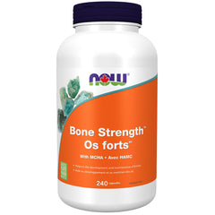 NOW Supplements, Bone Strength™ with Microcrystalline Hydroxyapatite (MCHA), Magnesium and Vitamins C,D and K, 240 Capsules
