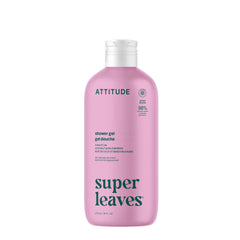 ATTITUDE Body Wash, Made in Canada, EWG Verified Shower Gel, Dermatologically Tested, Plant and Mineral-Based, Vegan Personal Care Products, Coconut & Wild Berries Scent, 473 mL