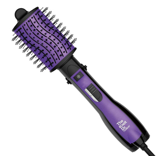The Knot Dr. for Conair BC116C Detangling Hot Air Brush, Wet/ Dry Styler, Blow Dryer Brush in Pink, Blowout Brush 3 Heat Settings, 1000 Watts, Dry, Style and Volumize
