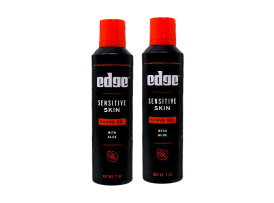 Edge Sensitive Skin Shaving Gel Twin Pack, 2 x 198g