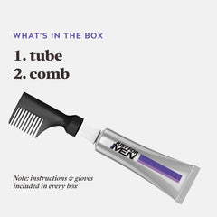 Just For Men Touch of Gray, Hair Color for Men with Comb Applicator for Easy Application, Great for a Salt and Pepper Look - Dark Brown, T-45, Pack of 1