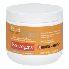 Neutrogena Rapid Clear Daily Cleansing Pads Pre-Moistened Maximum Strength 60 Count