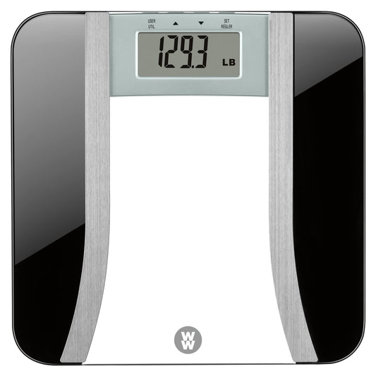WW Scales by Conair WW709NFC Digital Body Analysis Glass Scale Black