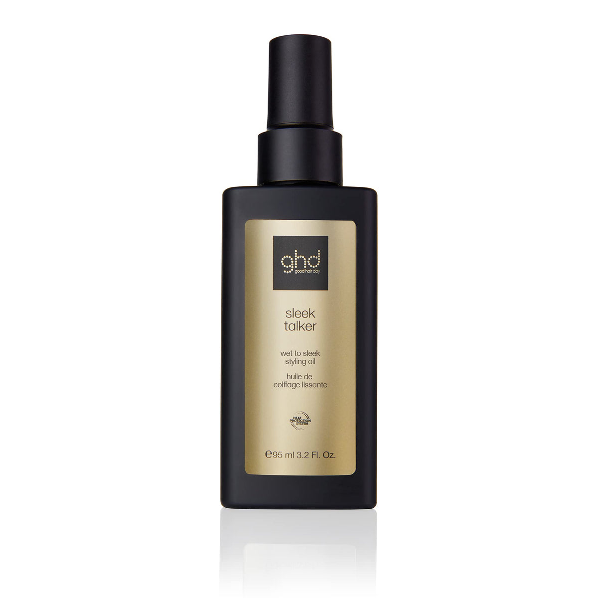 ghd Sleek Talker ― Wet to Sleek Hair Styling Oil with Heat Protection, Nourishing Argan Oil to Smooth & Soften Hair for Up to 72 Hours ― 3.2 fl. oz.