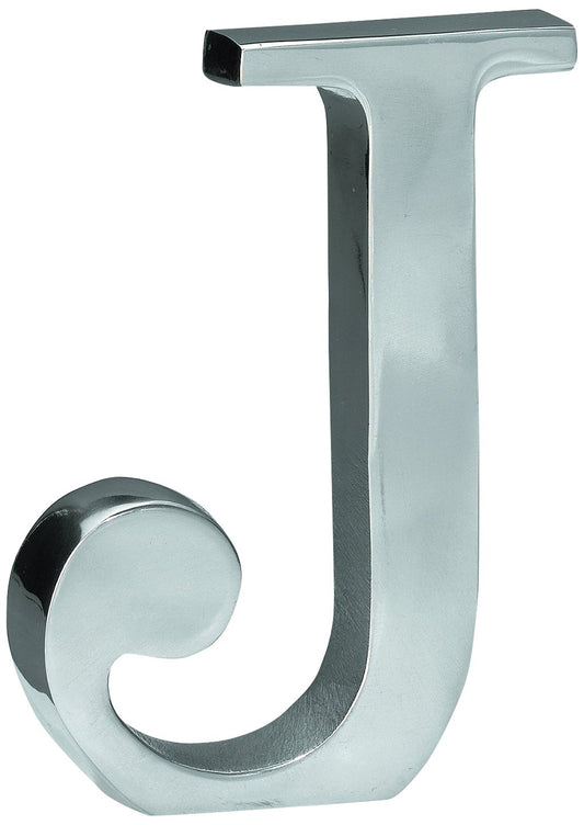 KINDWER Aluminum Letter, 6-Inch, Monogrammed Letter J