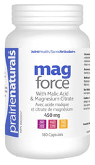 Prairie Naturals Mag force magnesium & malic acid - 180 caps