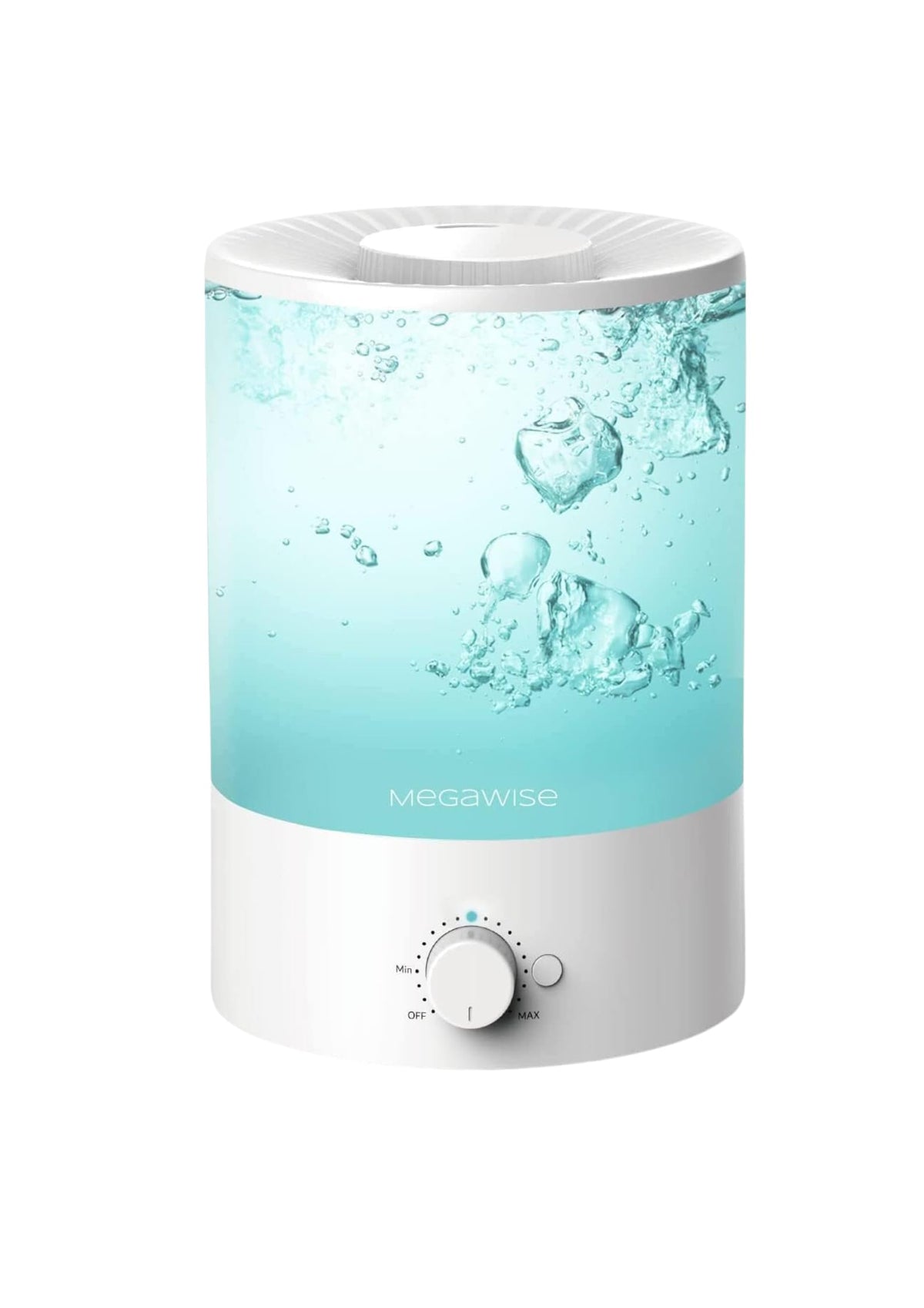 MegaWise 3.5L Cool Mist Humidifier – Ultra-Quiet Ultrasonic Vaporizer for Baby Nursery, Bedroom & Office | Top-Fill Design, Essential Oil Diffuser, Easy to Clean, 7-Color Night Light, Auto Shut-Off