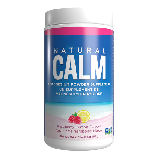 Natural Vitality Calm, Magnesium Citrate Supplement Powder, Anti-Stress Drink Mix, Raspberry Lemon, 16 Ounces