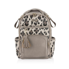 Itzy Ritzy Diaper Bag Backpack – Large Capacity Boss Plus Baby Backpack Diaper Bag Featuring 19 Pockets, Changing Pad, Stroller Clips, and Comfortable Backpack Straps, Leopard