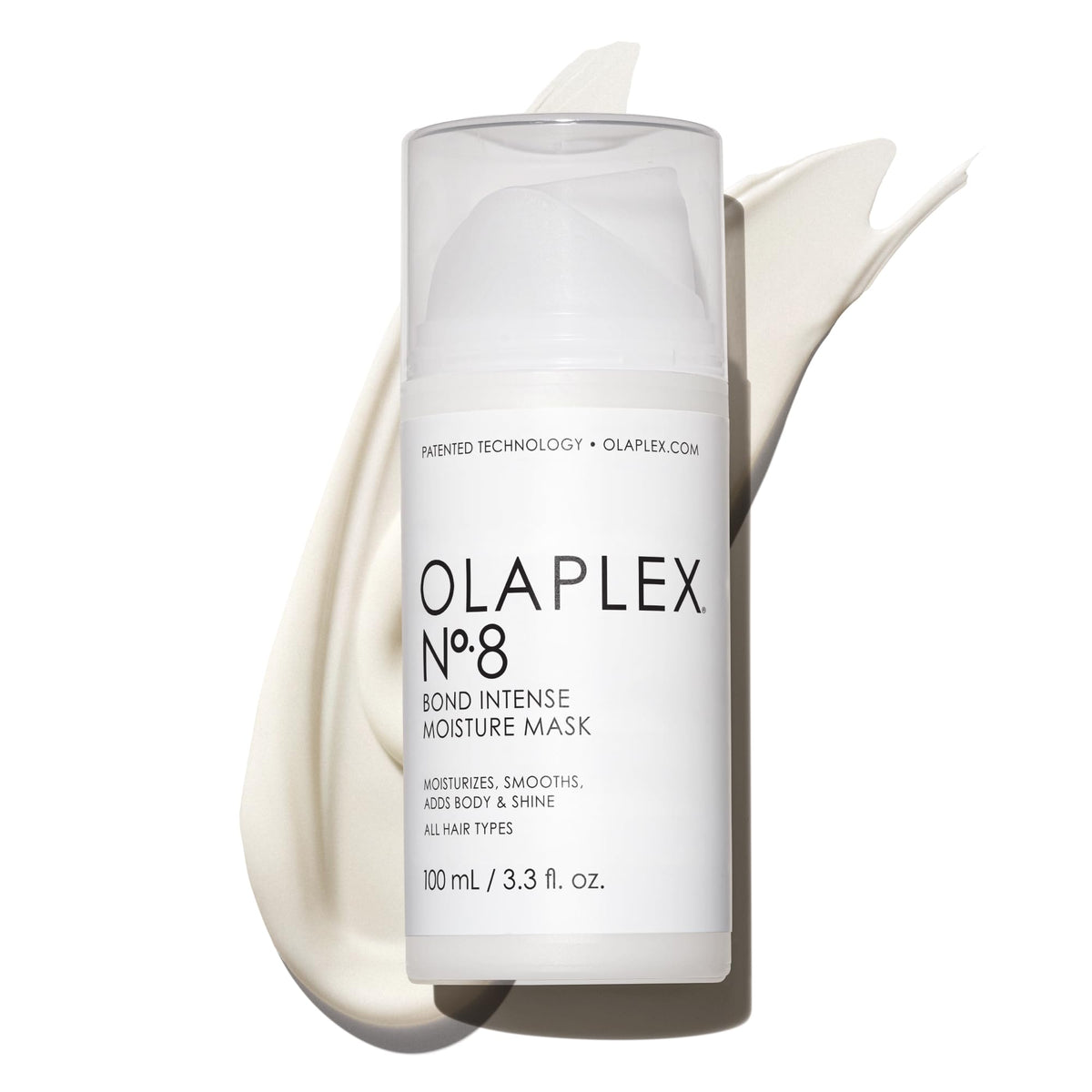 Olaplex No. 8 Bond Intense Moisture Hair Mask, Adds Smoothness & Nourishes for Visibily Healthy Hair, For All Hair Types & Treats Damaged Hair, 100ml