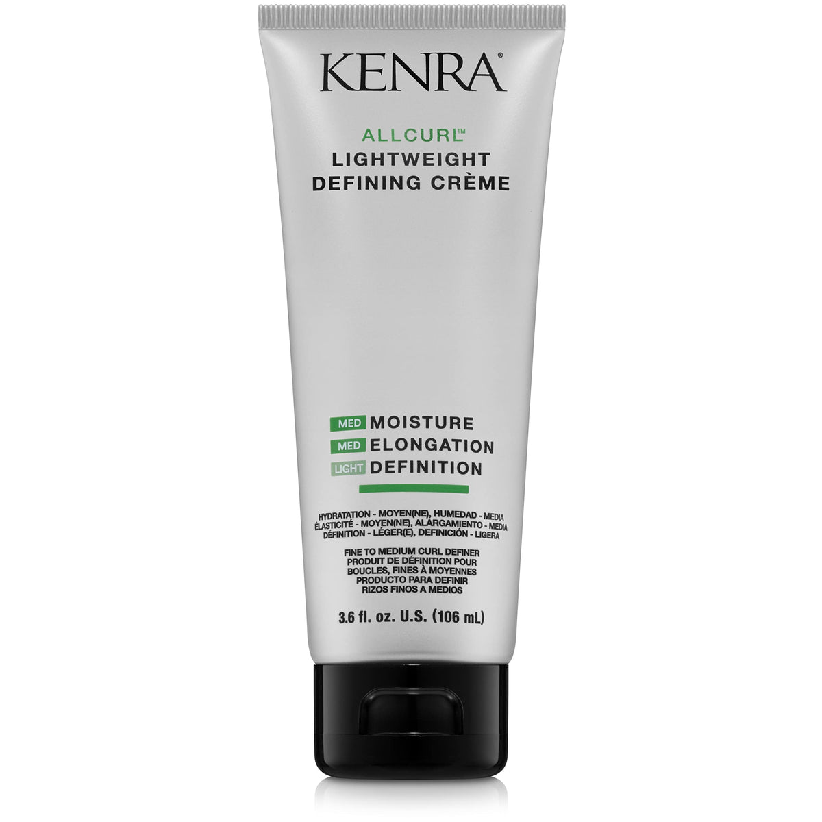 Kenra AllCurl Lightweight Defining Crème |Lightweight Curl Definer |Enhances Shine & Manageability |72 Hour Frizz & Humidity Resistance|72 Hour Moisture Retention|Wavy, Curly, Coily Hair | 3.6 fl. oz