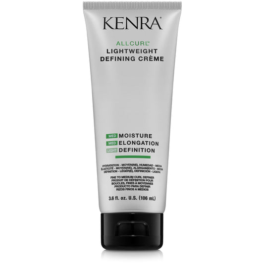 Kenra AllCurl Lightweight Defining Crème |Lightweight Curl Definer |Enhances Shine & Manageability |72 Hour Frizz & Humidity Resistance|72 Hour Moisture Retention|Wavy, Curly, Coily Hair | 3.6 fl. oz