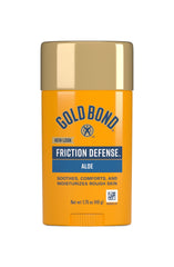 Gold Bond Friction Defense Stick, Anti Chafing Stick with Aloe to Soothe, Comfort & Moisturize Chafed Skin, 1.75 oz.