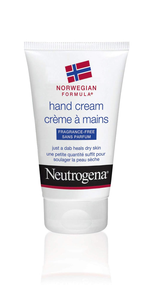 Neutrogena Norwegian Formula Unscented Hand Cream, Dry Skin, Instantly Smoothing,Fragrance Free, 50mL