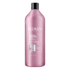 Redken Hair Shampoo, Volume Injection Shampoo, Hair Volumizer For Fine Hair, Volumizing Shampoo Adds Lift & Body, With Filoxane, Paraben Free, 1000 ML