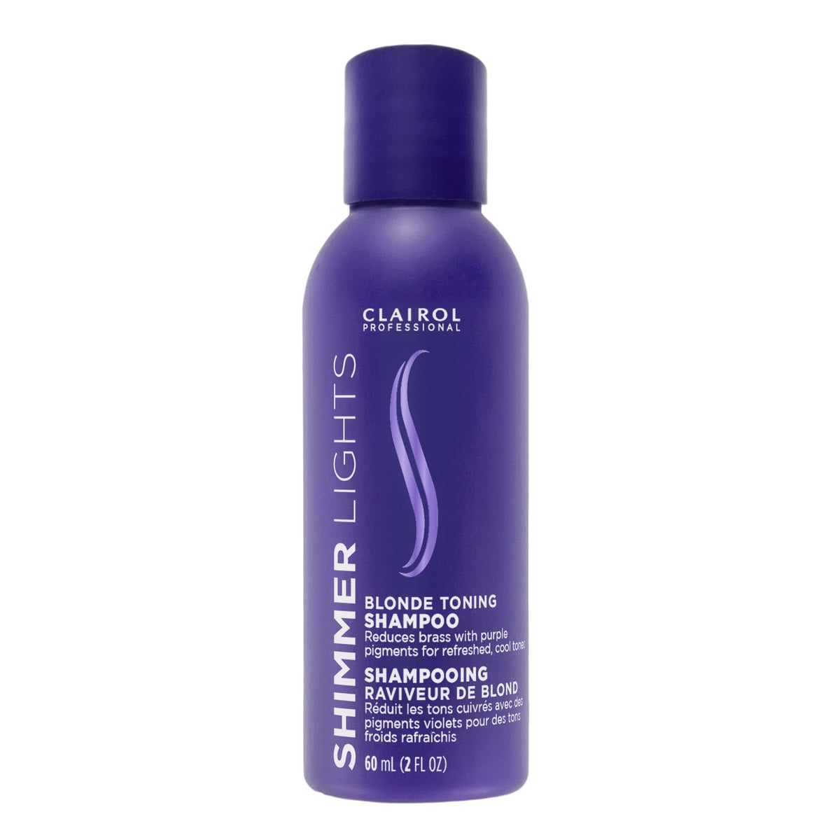 Clairol Professional Shimmer Lights Purple Shampoo | 2 f. oz| 60 ml