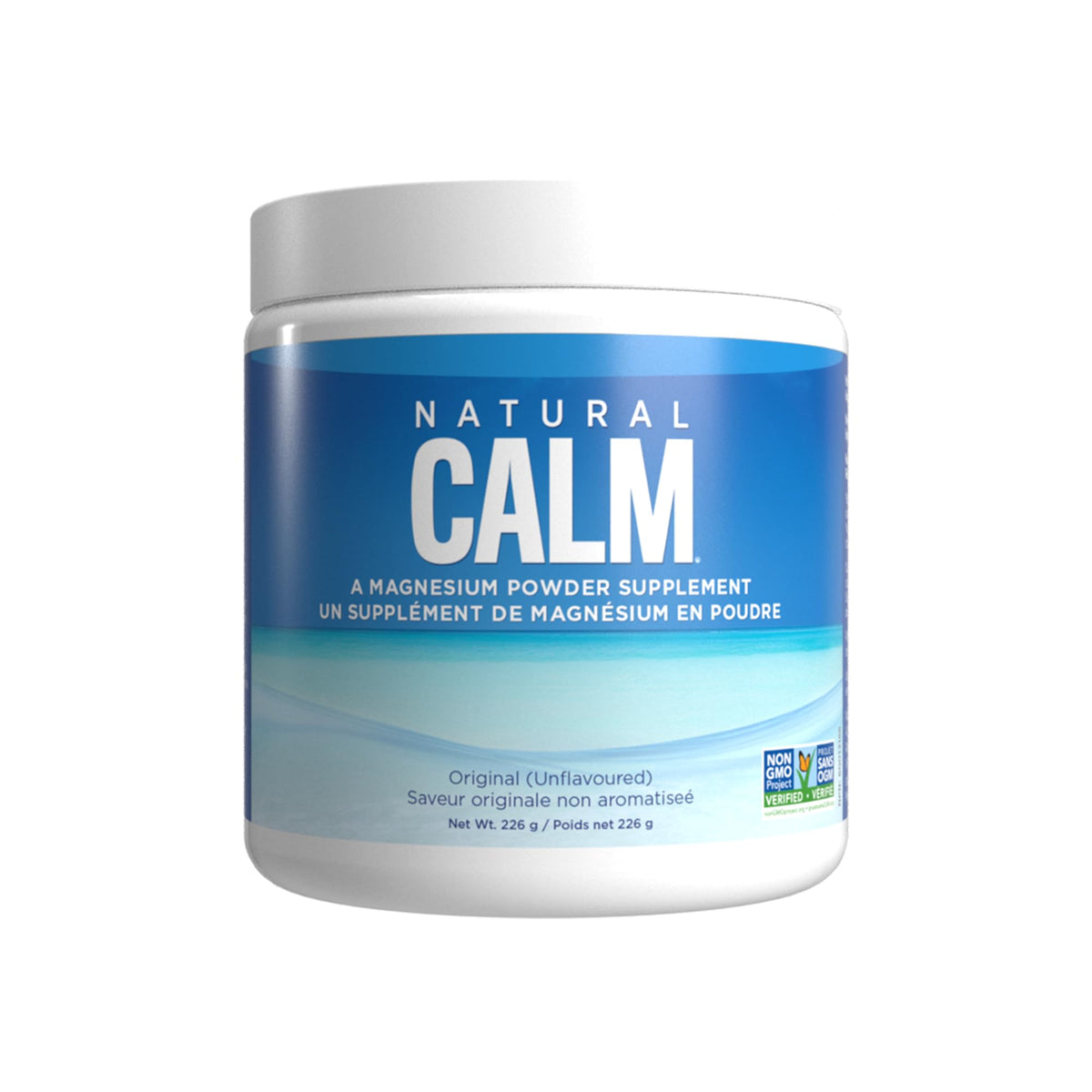 Natural Calm Magnesium Citrate Powder (Unflavoured) 226g - Quick Absorbing - Loved Magnesium Drink