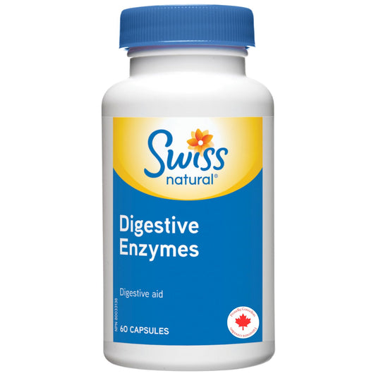 Swiss Natural Digestive Enzymes 500mg Capsule 60