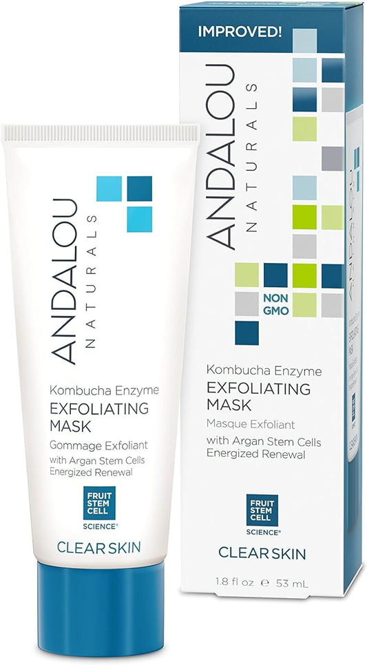 CLEAR SKIN Kombucha Enzyme Exfoliating Mask, 1.8 Ounce