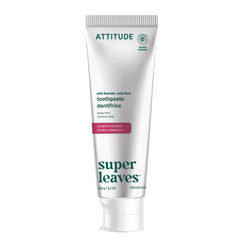 ATTITUDE Complete Care Toothpaste with Fluoride, Spearmint Flavor, Vegan & Cruelty-Free, Sugar-Free, Plant & Mineral-Based Ingredients, Clean Oral Care, 120 grams