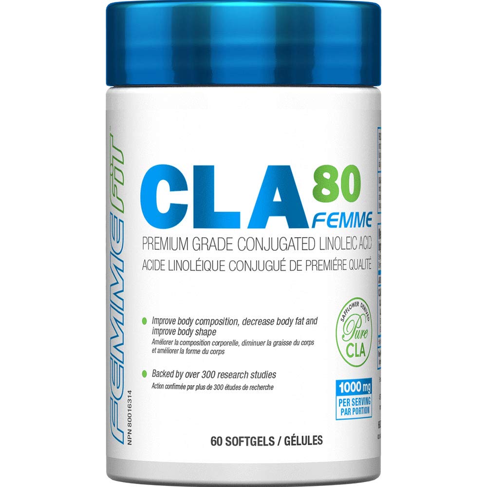 FEMME FIT - CLA80 Femme - Premium Grade Conjugated Linoleic Acid - 60 Count