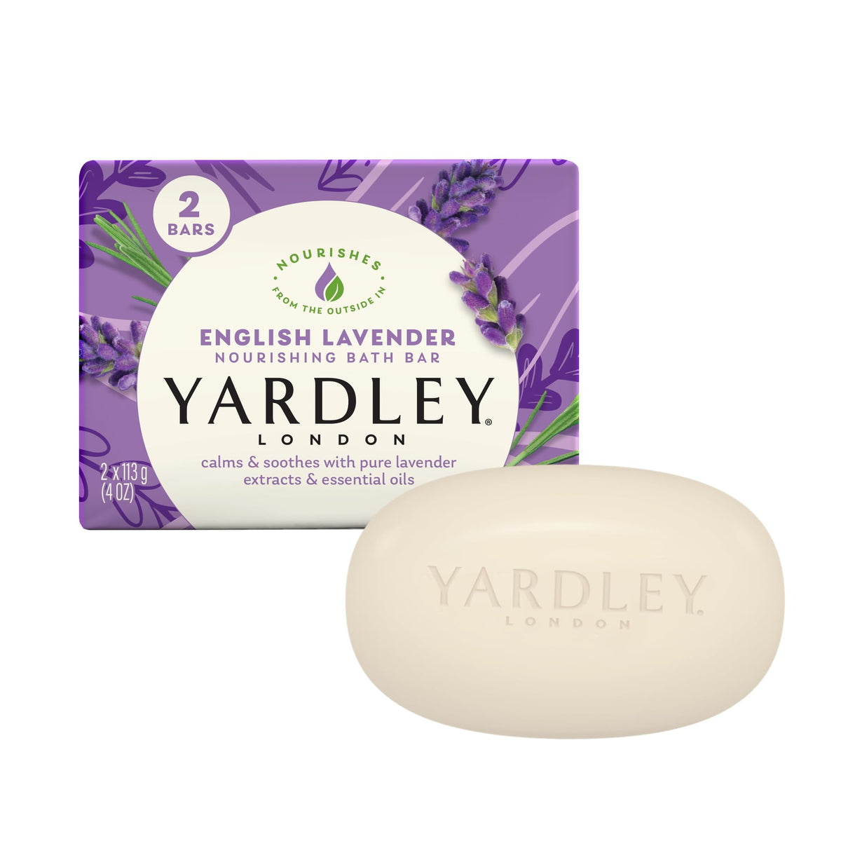 Yardley English Lavender 2-Bar Soap, 226 Grams