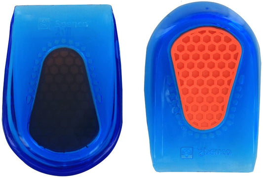 Spenco Gel Heel Cup Shoe Inserts for Pain Relief from Heel Spurs or Bruising, Medium/Large